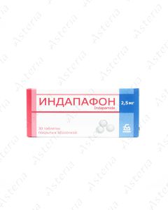 Indapafon coated tablets 2.5mg N30