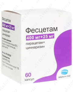 Fescetam capsules 400mg/25mg N60