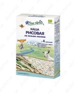 Fleur Alpine Organic porridge goat milk rice 200g