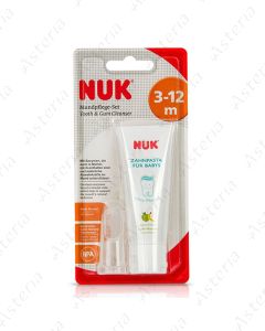 Nuk toothpaste with massage brush