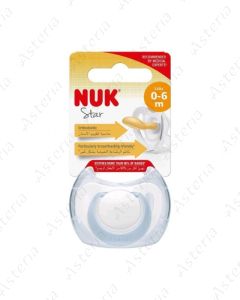 Nuk nipple latex Star 0-6M+ N1