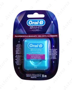 Oral B Dental floss 3D White Luxe 35m