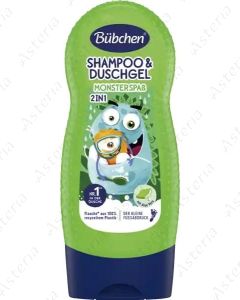 Kinder Shampoo & Shower gel 2in1 Monsterspab 230ml