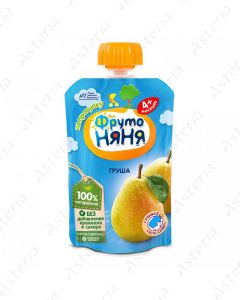 Fruto nyanya puree pouch pear 90g