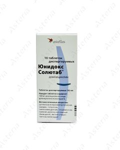 Unidox solutab 100mg N10