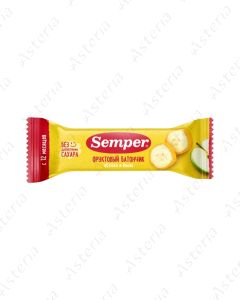 Semper fruit bar apple, banana 15g