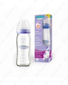 Lansinoh glass feeding bottle Biberon in vetro 240ml
