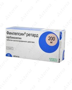 Finlepsin retard tablets 200mg N50