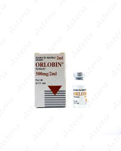 Orlobin flacon intermuscularly, intravenously500mg/2ml N1