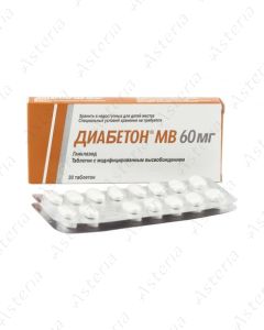 Diabeton MB tab 60mg N30