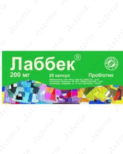 Labbec probiotic capsules 200mg N20