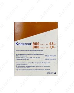 Clexane 8000 ME 0.8 N1 syringe