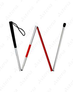 Walking stick metal folding