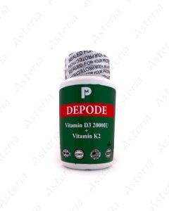 Depode Chewing tablet Vit D3 2000, K2 400mg N90
