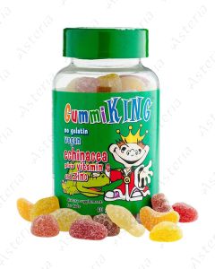Gummi King Vegan echinacea+ vitamin C chewable tablets N60