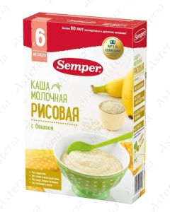 Semper milk porridge rice banana 180g