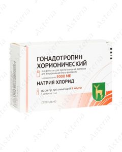 Gonadotropin chorion flac 5000IU N5