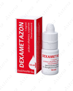 Dexamethasone eye drops 0.1% 10ml Romfarm