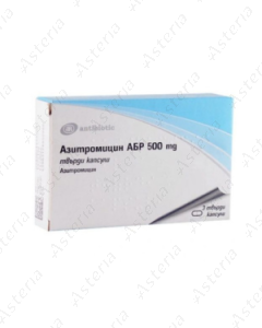 Azithromycin ABR capsules 500mg N3