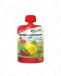 Fleur Alpine Organic mashed pouch apple 90g
