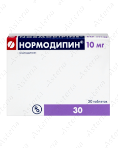 Normodipine tablets 10mg N30