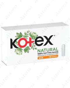 Kotex Narural Hygienic Tampon Normal N16