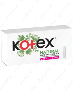 Kotex Natural Hygienic Tampon Super N16