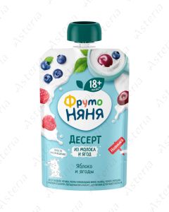 Fruto nyanya puree pouch Dessert apple banana berry 90g