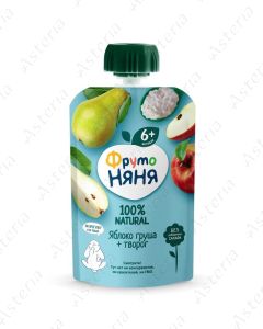 Fruto nyanya puree spider apple banana cottage cheese 90g