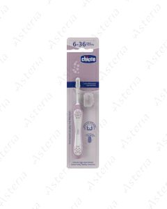 Chicco toothbrush pink 6-36 M+