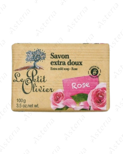 Le Petit Olivier delicate soap with rose scent 100g