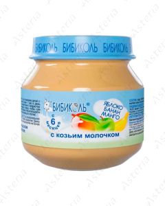 Bibikol mashed apple banana with goat's milk 80g