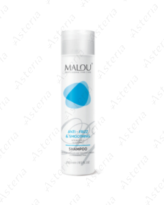 MALOU shampoo anti-frizz & smoothening with inch oil & glossy loance 250ml