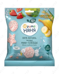 Fruto Nyanya dry breads, rice, apple, strawberry, banana 30g