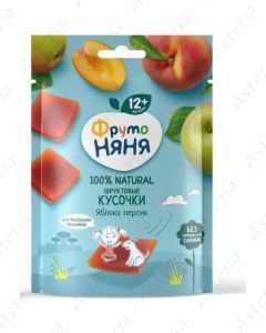 Fruto Nyanya fruit slices apple peach 15g