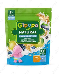 Gipopo milk porridge multigrain Apple blueberry blackcurrant 170g