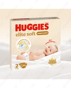 Huggies Elite soft N2 diaper 4-6kg N100