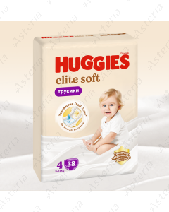 Huggies Elite soft N4 underpants 9-14kg N38