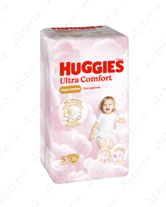 Huggies Ultra Comfort N5 diapers for girls 12-22kg N15
