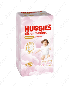 Huggies Ultra Comfort N4 diapers for girls 8-14kg N19
