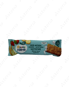 Fruto Nyanya cereal bar, fruit apple, banana, strawberry 25g