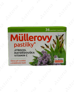 Mullerovy pastila bull tongue, thyme and Vit. C N36