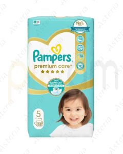 Pampers Premium baby diapers N5 11-16kg N58