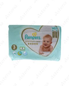 Pampers Premium baby diapers N3 6-10kg N78
