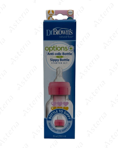 Dr. Brown feeding bottle Options+ pink 250ml