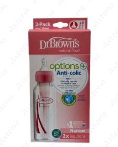 Dr. Brown feeding bottle Options+ anti-colic 250ml N2