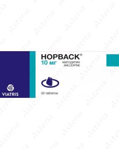 Norvasc tablets 10mg N30