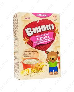 Vinny porridge with milk 3 grains with banana 200g