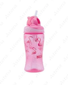 Nuby cup with straw closable 3Y+ 360ml