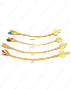 Foley silicone catheter 18G
